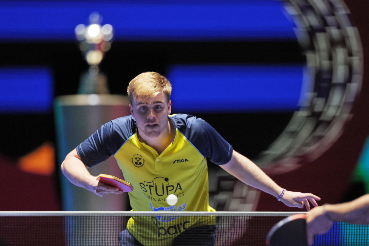 包含奥地利乒乓球队爆冷韩国乒乓球队，波尔高光表现的词条