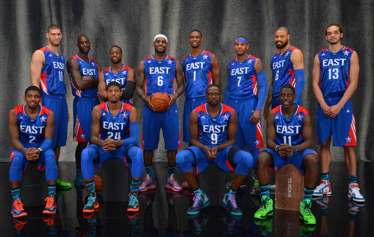 NBA全明星赛嘉宾华丽登场，视觉盛宴